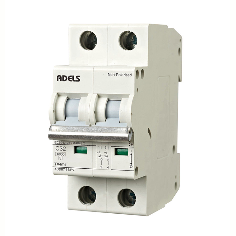 Digunakan Dalam Sistem Tenaga Suria Pv Nonpolarity Dc Pemutus Litar Mini